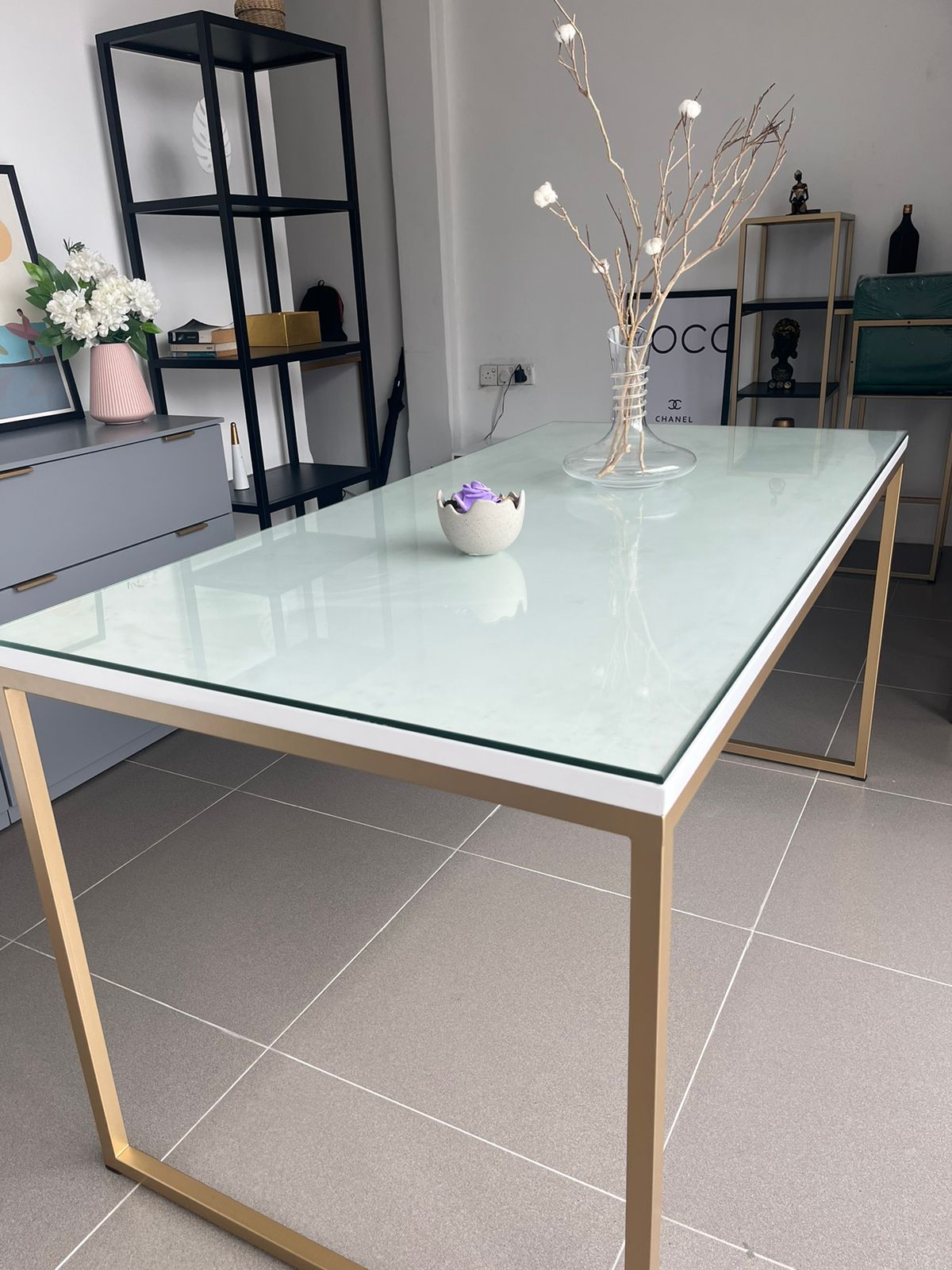 Glass Top - Vista 5 X 2.5 Table