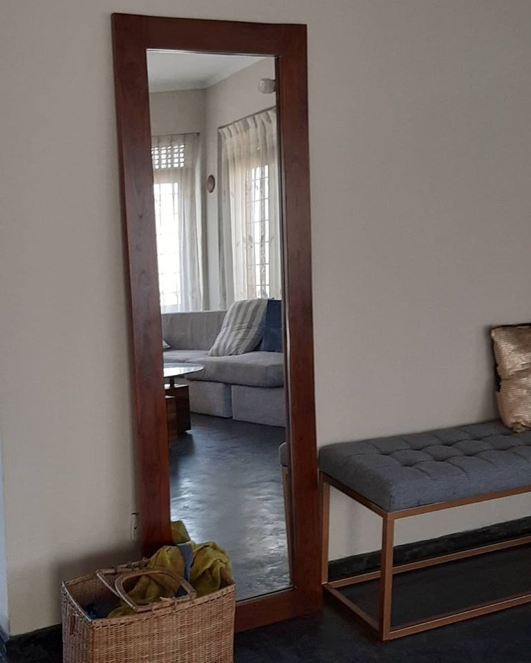 6 x 2 Wooden Mirror
