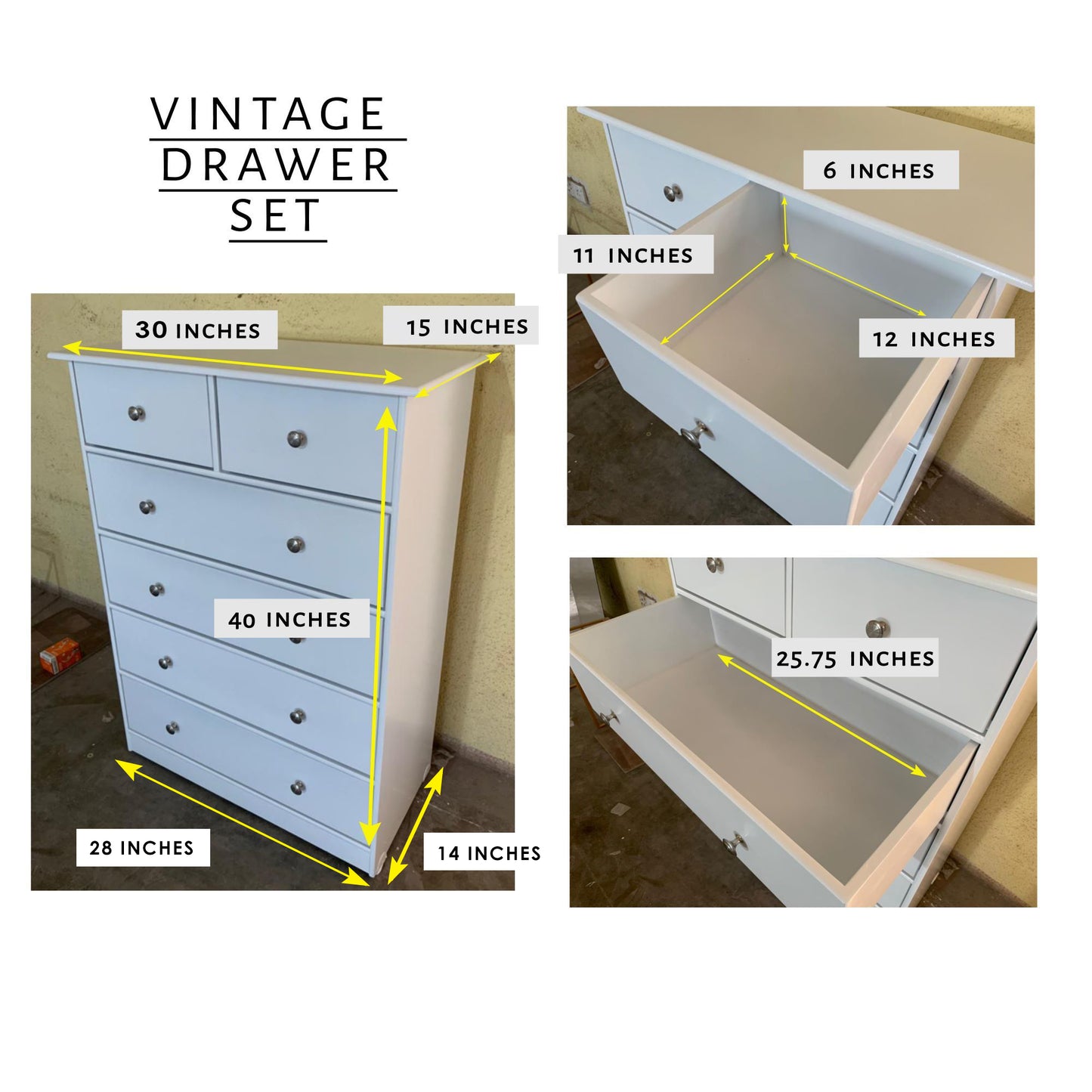 Vintage Drawer Set