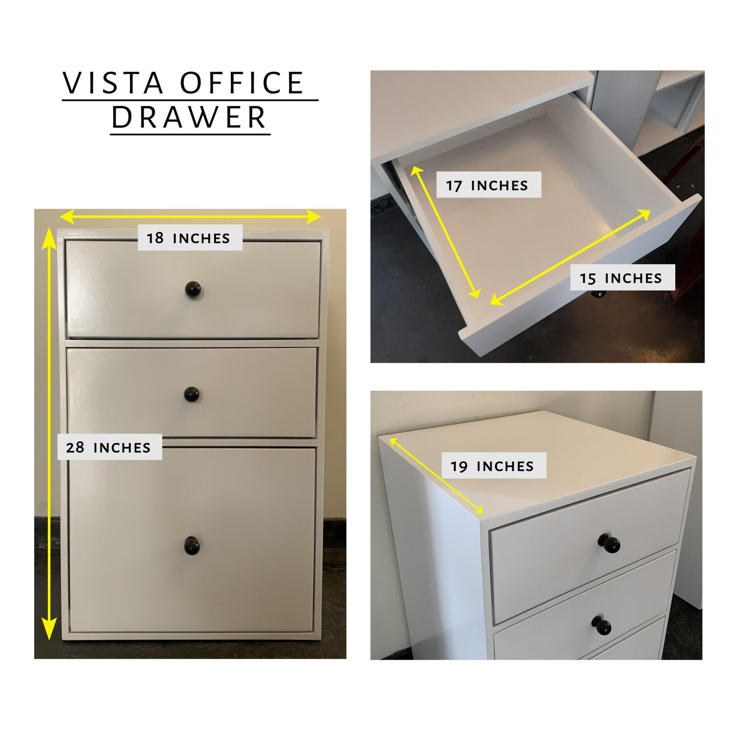 Vista Work Station with Drawer